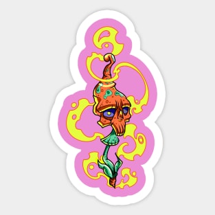 Poison mushroom Sticker